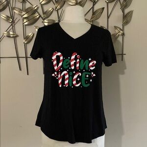 Freshman Black Fitted Short Sleeve Tee